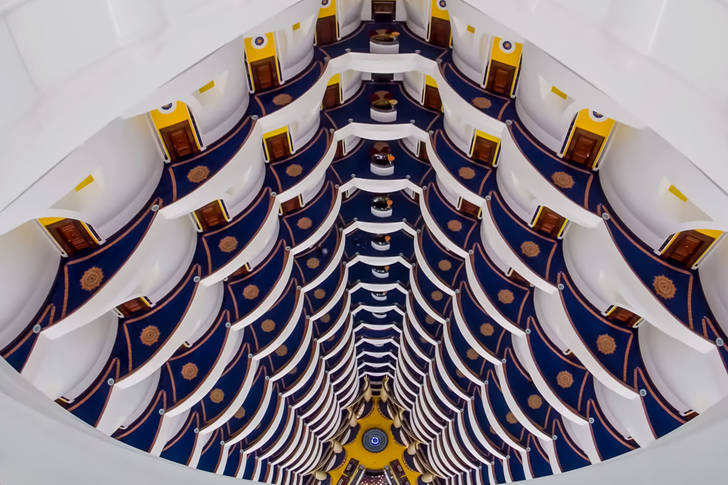 Hotel interior in Dubai