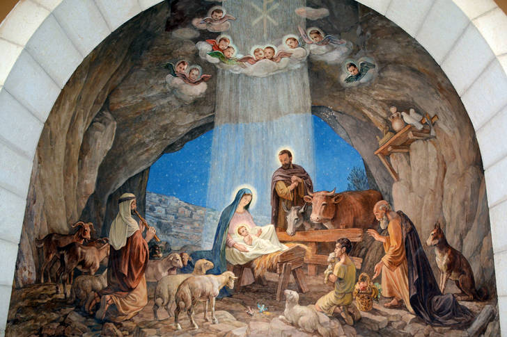Fresco in the Chapel of the Shepherd's Field