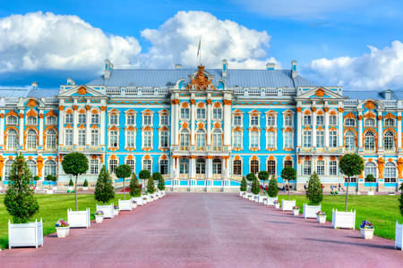 Facade of the Catherine Palace