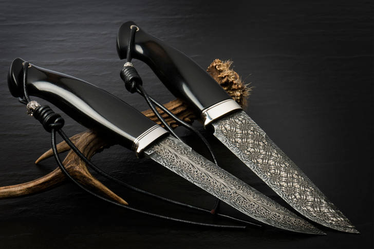 Handmade hunting knives