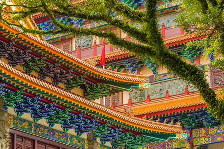Architecture of Po Lin Monastery