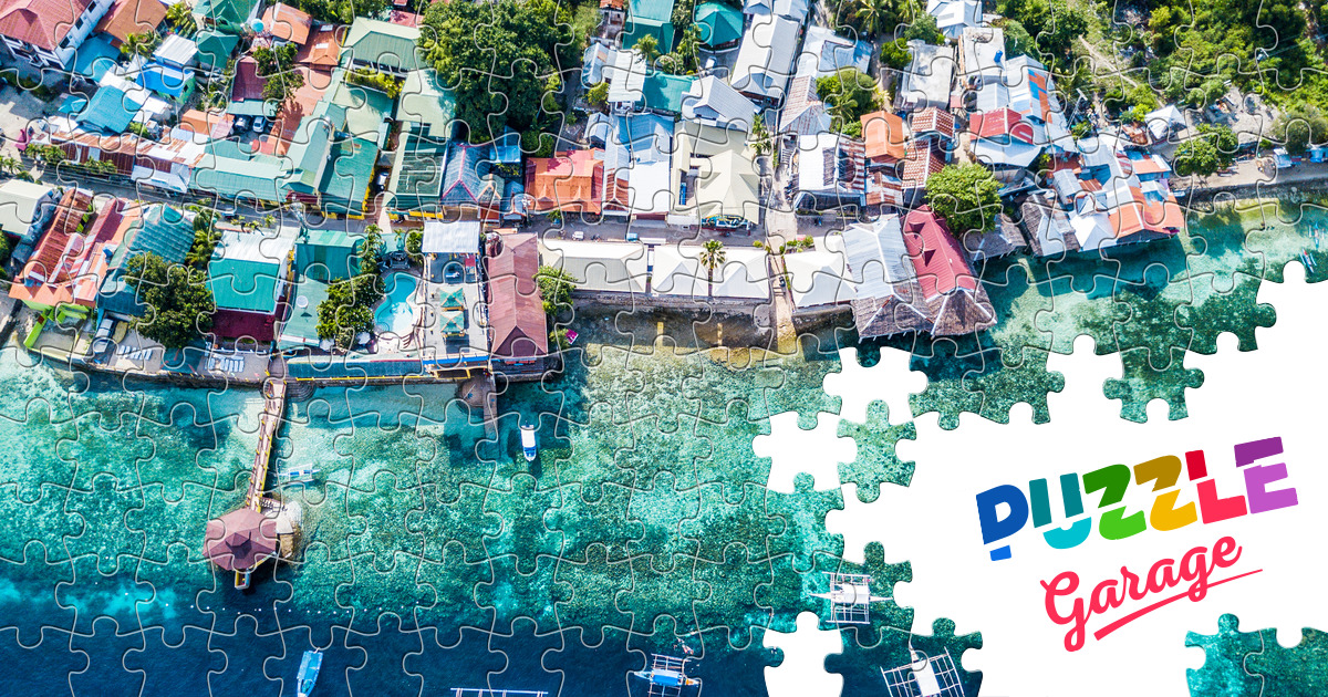 Coast in Oslob Jigsaw Puzzle (Countries, Philippines) Puzzle Garage