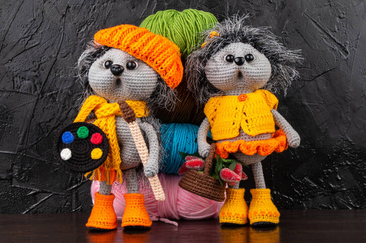 Jouets tricotés
