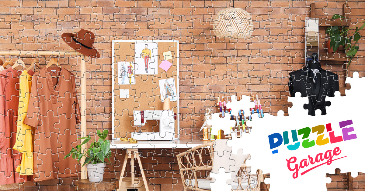 Atelier interior Jigsaw Puzzle (Home, Interiors) Puzzle Garage