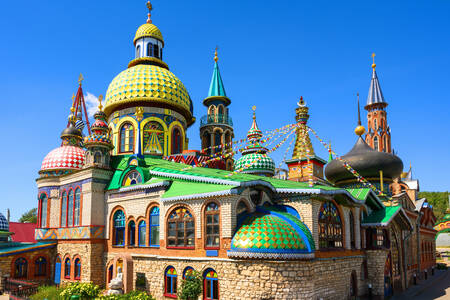 Temple of all religions in Kazan