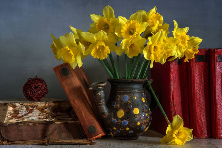 Ramo de narcisos amarillos