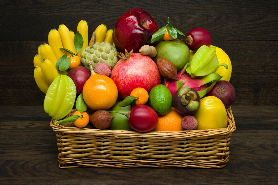 Assortiment de fruits tropicaux