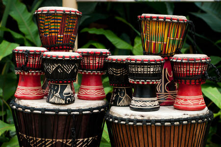 Des tambours africains là-là