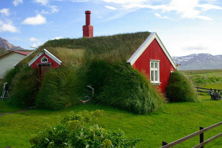Casas de relva islandesa