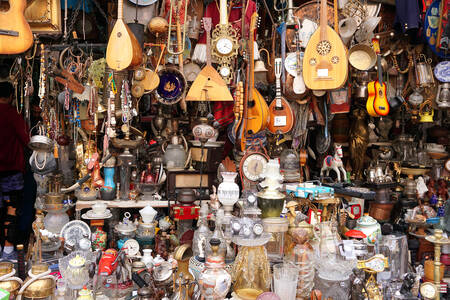 Tienda de antigüedades en Monastiraki