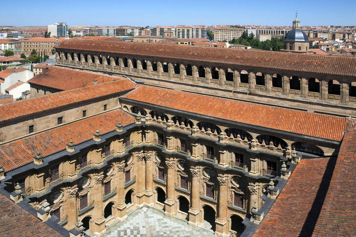 Vue aérienne de l'Université de Salamanque