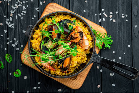 Couscous med muslinger