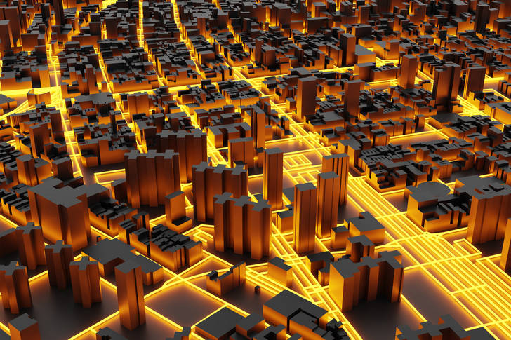 Visualization of the city