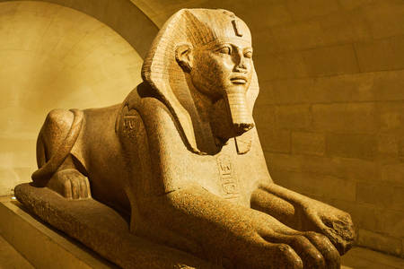 Egyptian Sphinx in Louvre