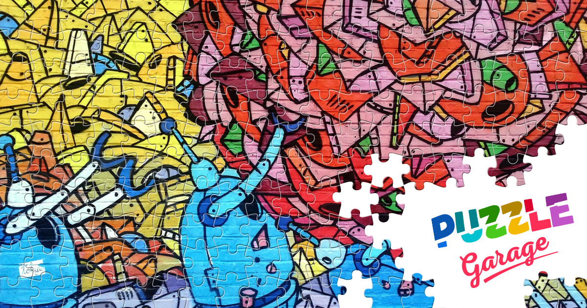 Graffiti Jigsaw Puzzle (Art, Graffiti) Puzzle Garage