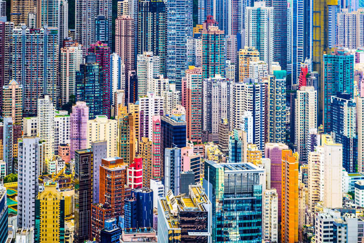 Rascacielos de Hong Kong