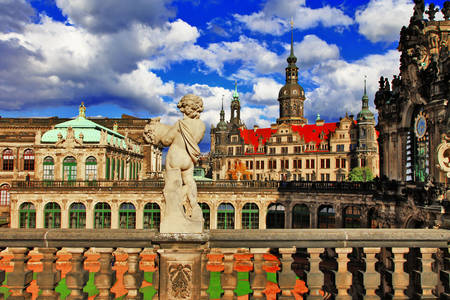 The architectural complex of palace buildings - Zwinger
