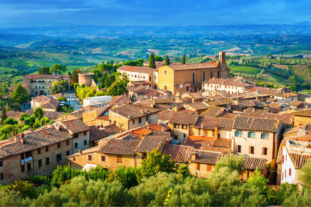 San Gimignano óvárosa