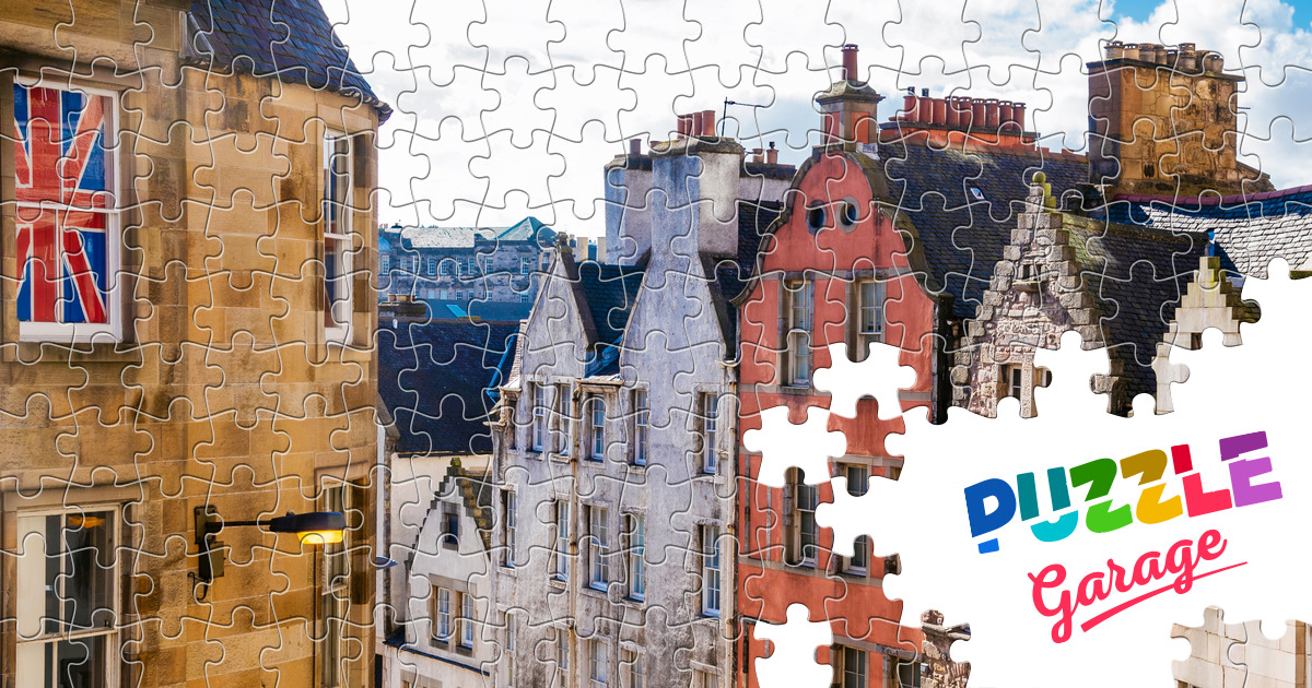 In the old city of Edinburgh Jigsaw Puzzle (Countries, Great Britain