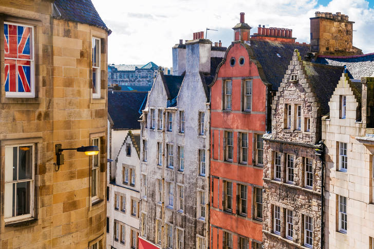 In the old city of Edinburgh