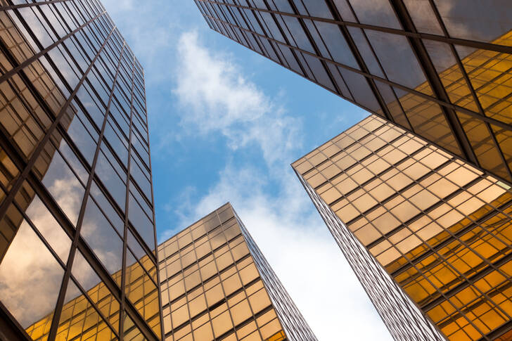 Skyscrapers in Hong Kong