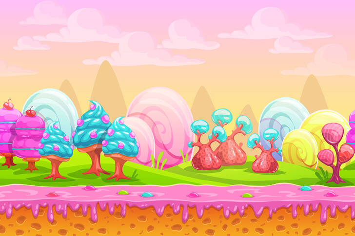 Trees on the Candy Planet