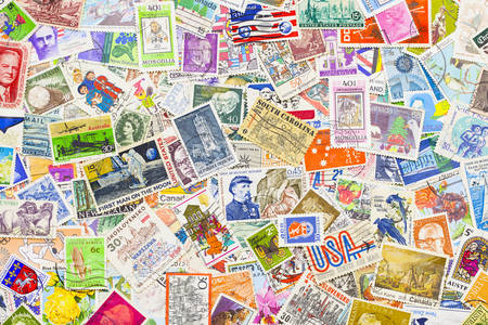 Stamps of different countries