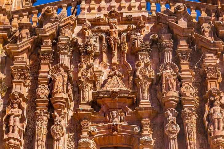 Facade of the Cathedral of Dolores Hidalgo