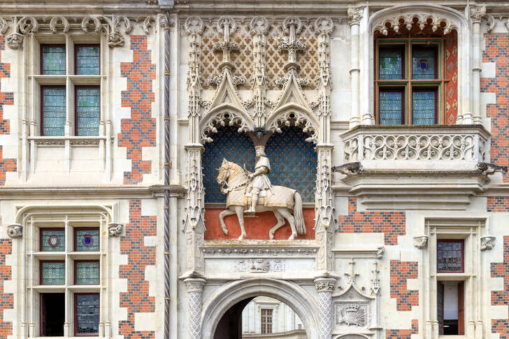 Façade du château de Blois