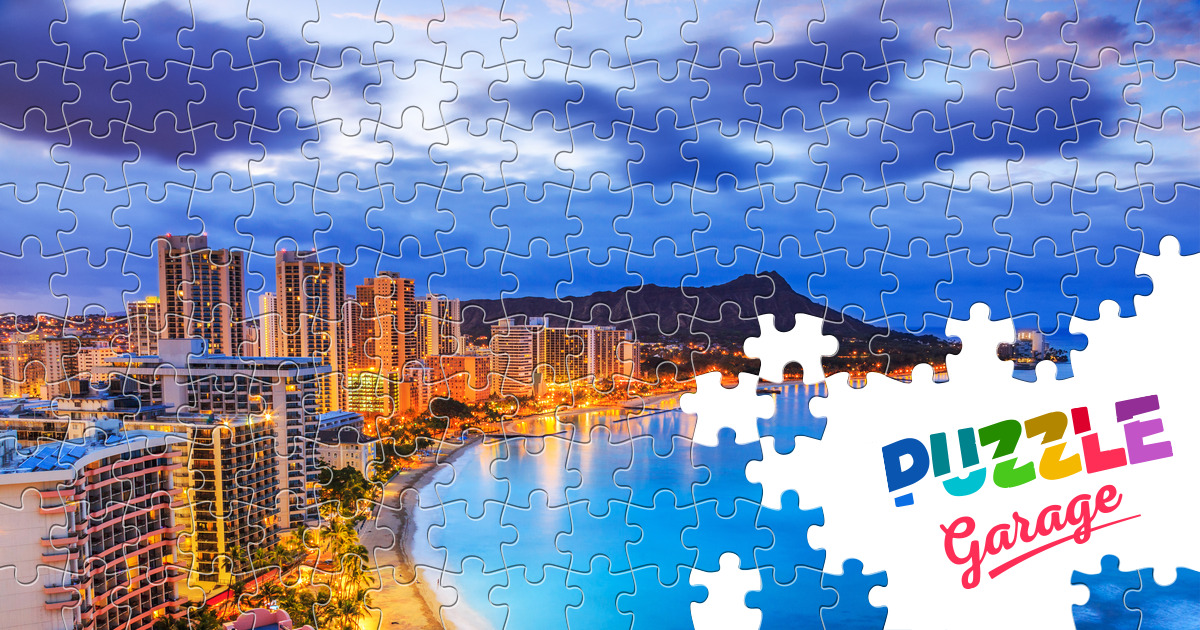 Evening Honolulu Jigsaw Puzzle (Countries, USA) Puzzle Garage