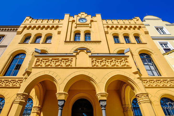 Gebouw gevel in Wismar