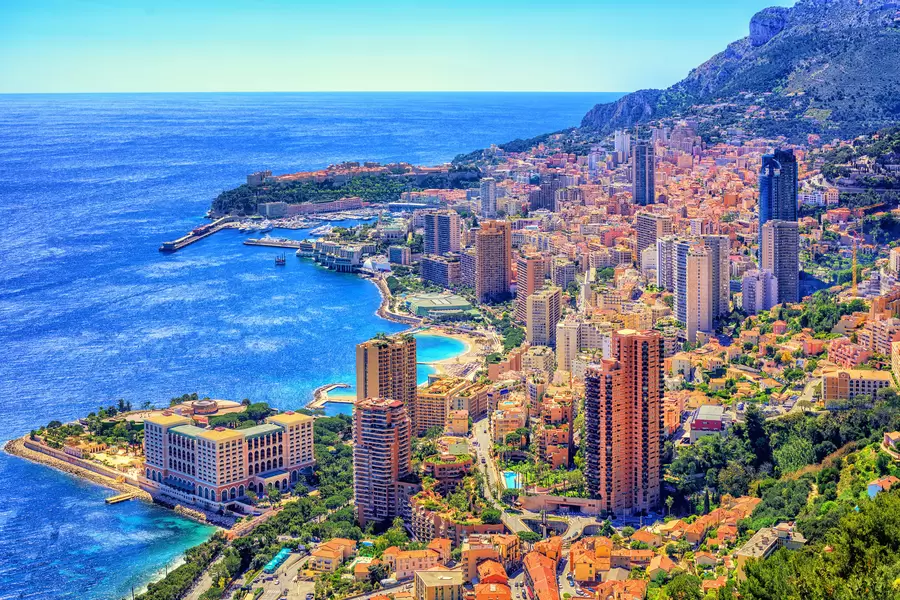 Stadsgezicht van Monte Carlo