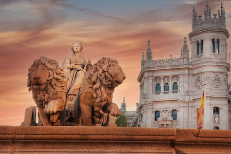 Cibeles-fontänen i Madrid