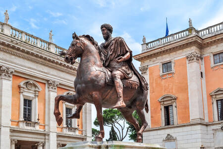 Statue of Marcus Aurelius in Rome