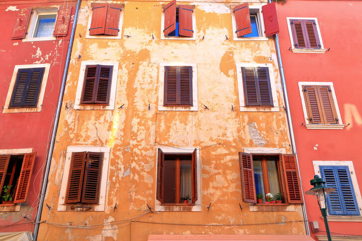 Old house in Rovinj, Croatia