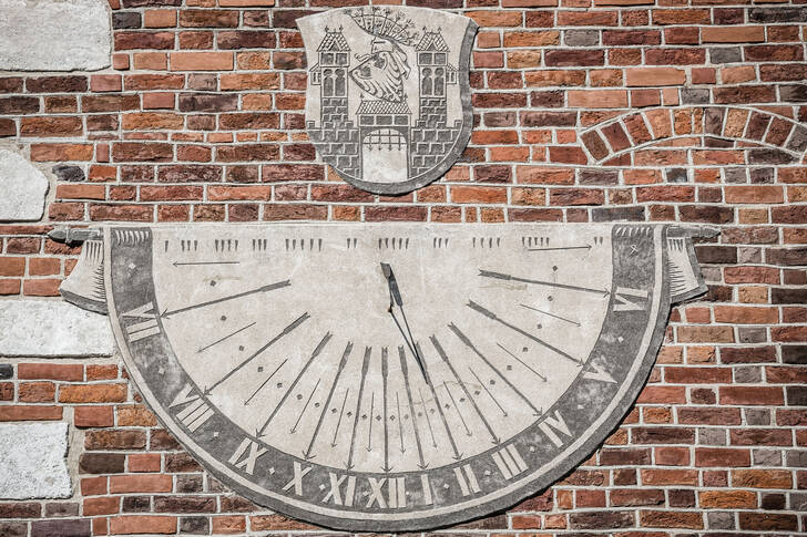 Sundial of the old town hall