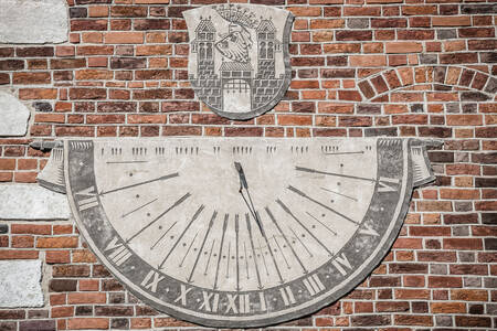Sundial of the old town hall