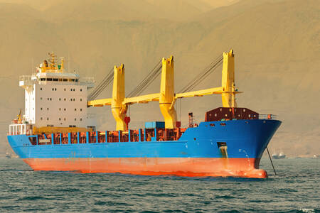 Vrachtschip in Iquique