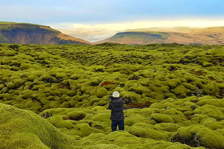 Landscapes of Eldhrun in Iceland