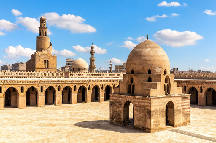 View of the Ibn Tulun Mosque