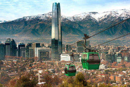 Utsikt over Santiago de Chile