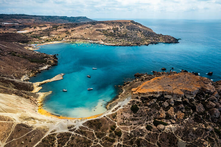 Għajn Tuffieħa-bugten, Malta