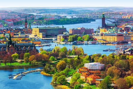 Panorama din Stockholm