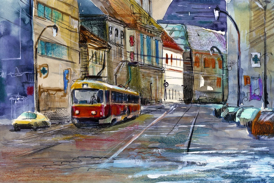 O stradă din Praga
