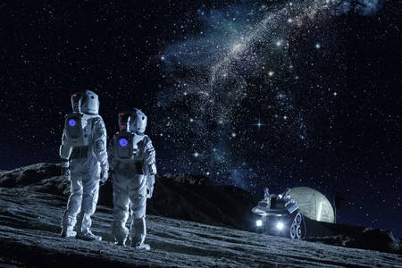 Astronauci na Księżycu