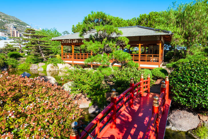 Jardin japonais à Monaco