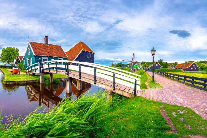 Geleneksel Hollanda köyü
