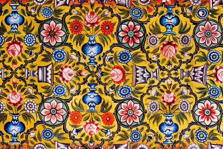 Mural patterns in Rajasthan