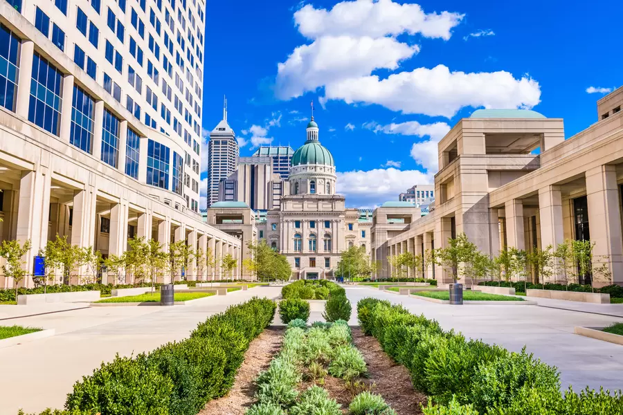 Indiana State Capitol View