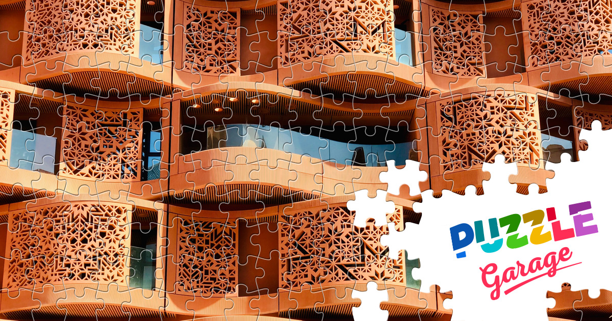 Building in Masdar City Jigsaw Puzzle (Countries, UAE) Puzzle Garage